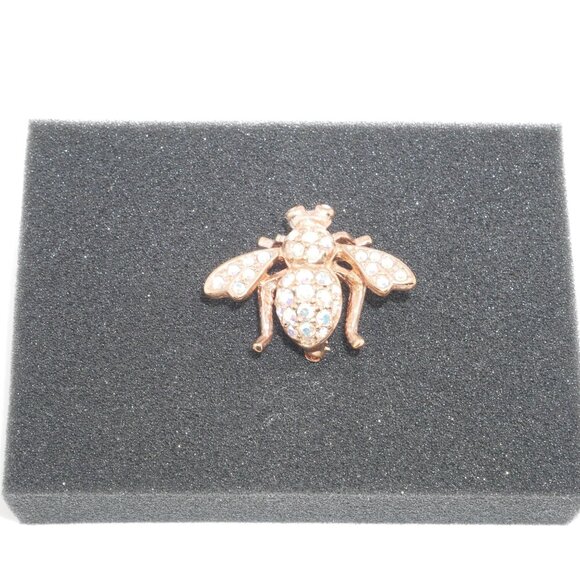 Joan Rivers Jewelry - Joan Rivers Gold Tone Crystal Bee Brooch Pin With Rhinestones Jewelry #5